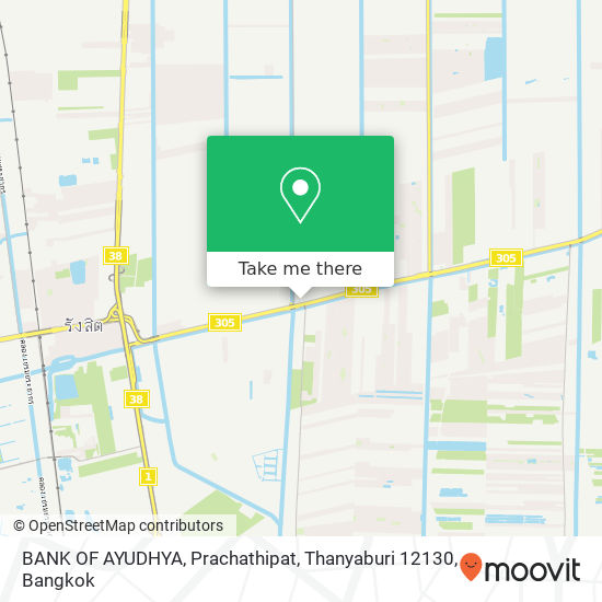 BANK OF AYUDHYA, Prachathipat, Thanyaburi 12130 map