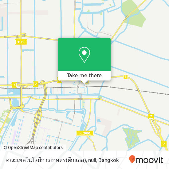 คณะเทคโนโลยีการเกษตร(ตึกแอล), null map