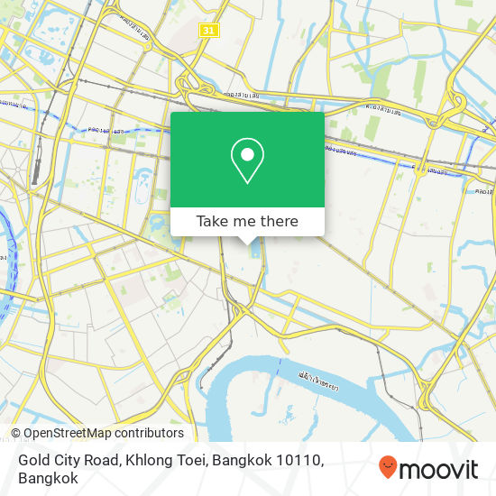 Gold City Road, Khlong Toei, Bangkok 10110 map