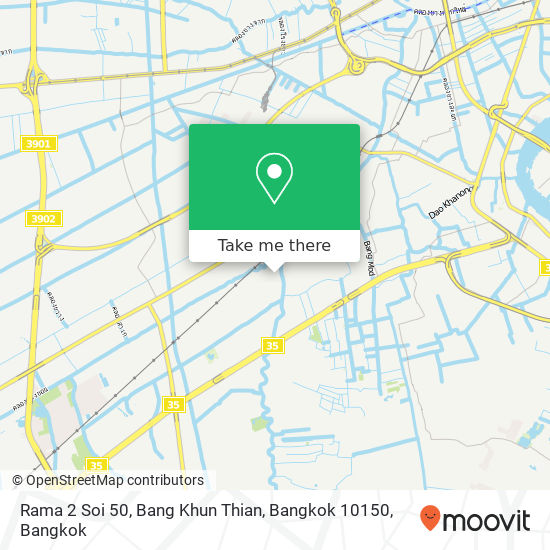 Rama 2 Soi 50, Bang Khun Thian, Bangkok 10150 map