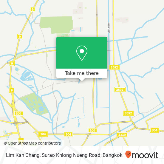 Lim Kan Chang, Surao Khlong Nueng Road map