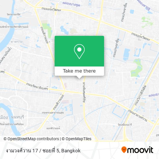 งามวงศ์วาน 17 / ซอยที่ 5 map