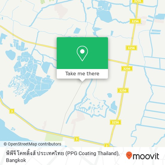 พีพีจี โคทติ้งส์ ประเทศไทย (PPG Coating Thailand), ถนน เอ็ม-1 map