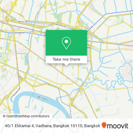 40 / 1 Ekkamai 4, Vadhana, Bangkok 10110 map