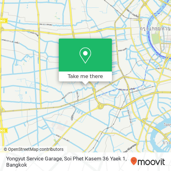 Yongyut Service Garage, Soi Phet Kasem 36 Yaek 1 map