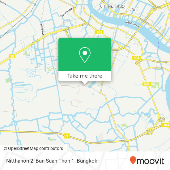 Nitthanon 2, Ban Suan Thon 1 map