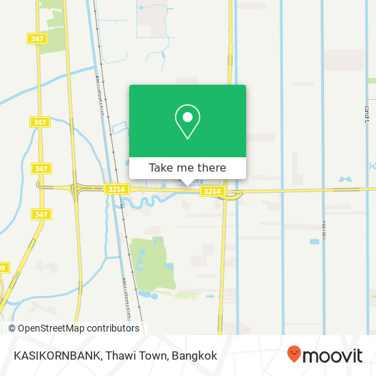 KASIKORNBANK, Thawi Town map