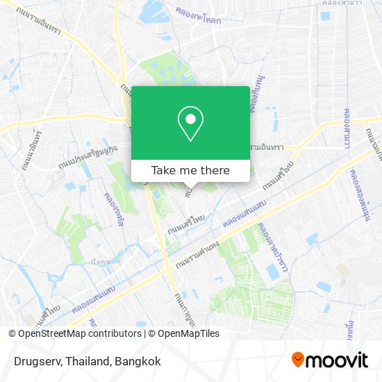 Drugserv, Thailand map