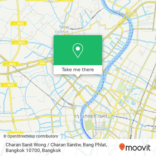 Charan Sanit Wong / Charan Sanitw, Bang Phlat, Bangkok 10700 map