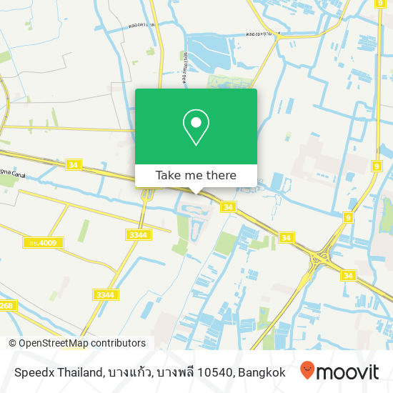 Speedx Thailand, บางแก้ว, บางพลี 10540 map