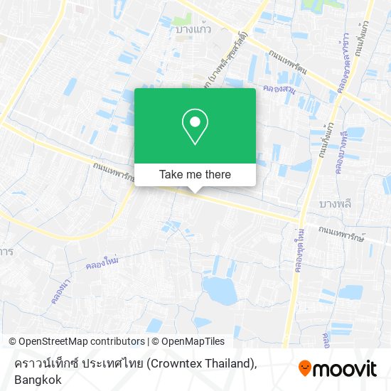 คราวน์เท็กซ์ ประเทศไทย (Crowntex Thailand) map