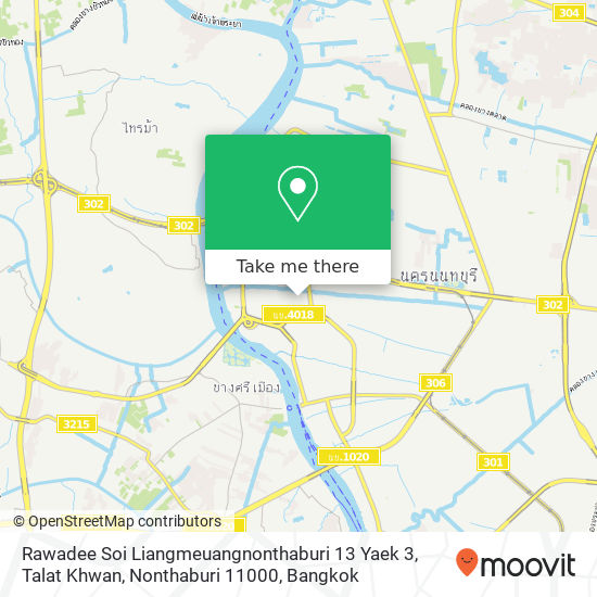 Rawadee Soi Liangmeuangnonthaburi 13 Yaek 3, Talat Khwan, Nonthaburi 11000 map