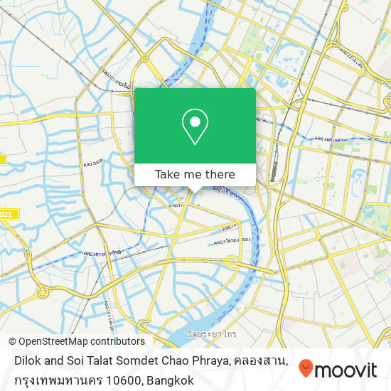 Dilok and Soi Talat Somdet Chao Phraya, คลองสาน, กรุงเทพมหานคร 10600 map