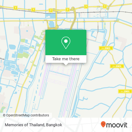 Memories of Thailand map