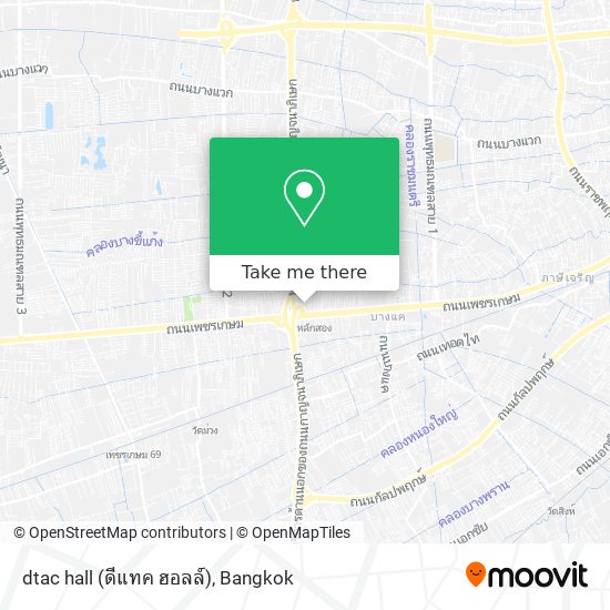 dtac hall (ดีแทค ฮอลล์) map