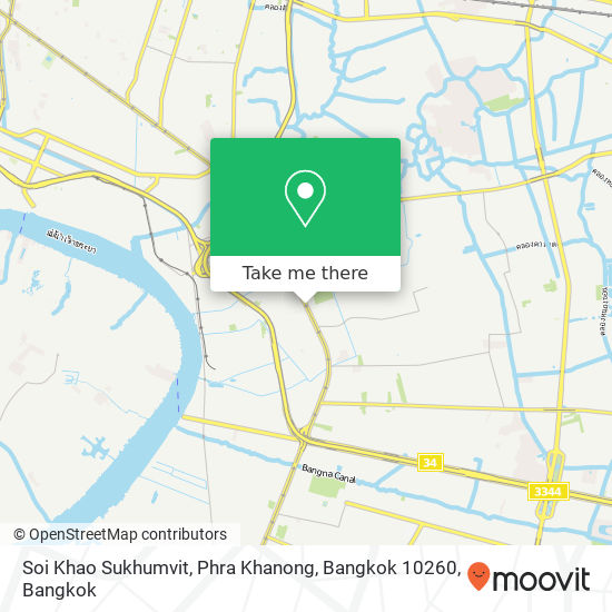 Soi Khao Sukhumvit, Phra Khanong, Bangkok 10260 map