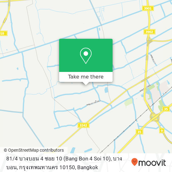 81 / 4 บางบอน 4 ซอย 10 (Bang Bon 4 Soi 10), บางบอน, กรุงเทพมหานคร 10150 map