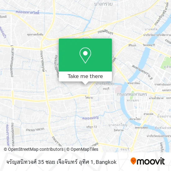 จรัญสนิทวงศ์ 35 ซอย เจือจันทร์ อุทิศ 1 map
