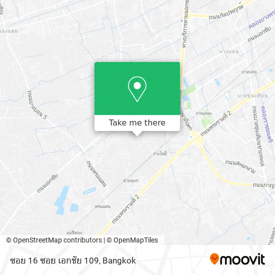 ซอย 16 ซอย เอกชัย 109 map