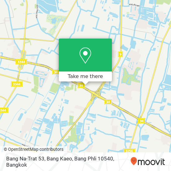 Bang Na-Trat 53, Bang Kaeo, Bang Phli 10540 map