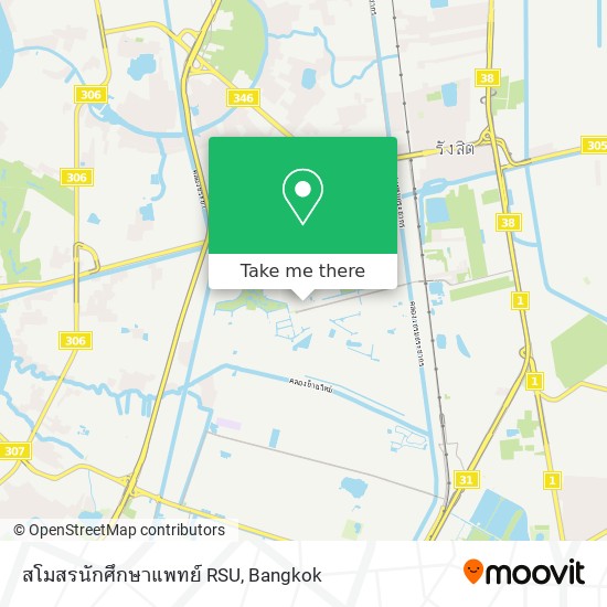 สโมสรนักศึกษาแพทย์  RSU map