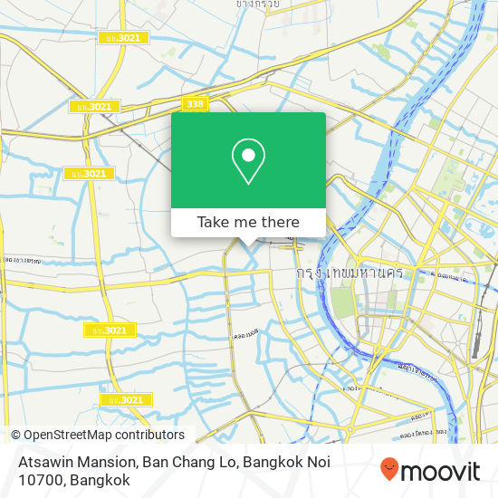 Atsawin Mansion, Ban Chang Lo, Bangkok Noi 10700 map