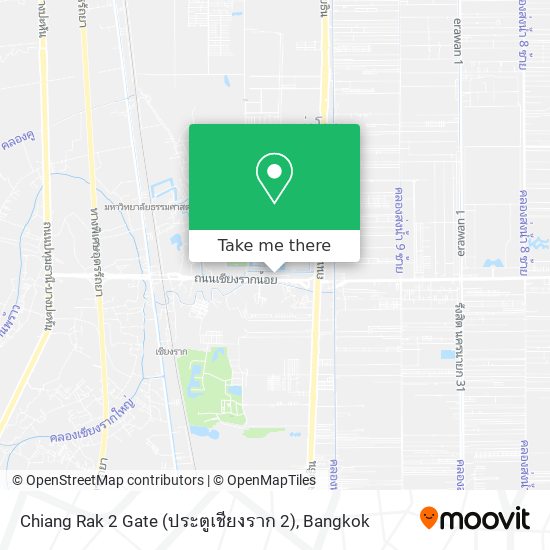 Chiang Rak 2 Gate (ประตูเชียงราก 2) map