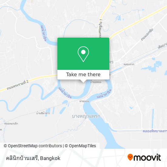 คลินิกบ้านเสรี map