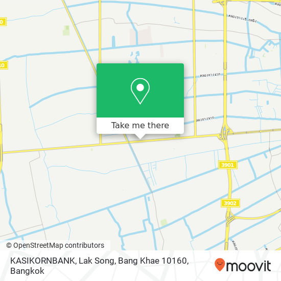 KASIKORNBANK, Lak Song, Bang Khae 10160 map