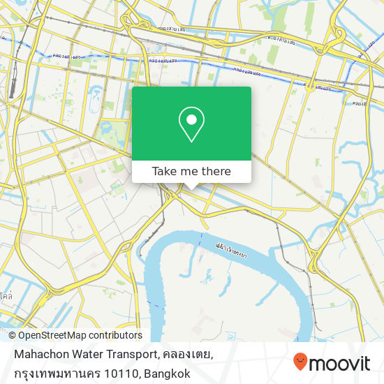 Mahachon Water Transport, คลองเตย, กรุงเทพมหานคร 10110 map