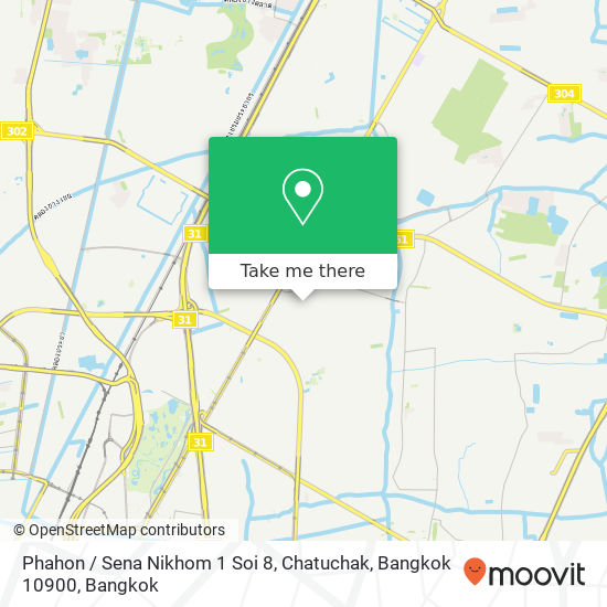 Phahon / Sena Nikhom 1 Soi 8, Chatuchak, Bangkok 10900 map