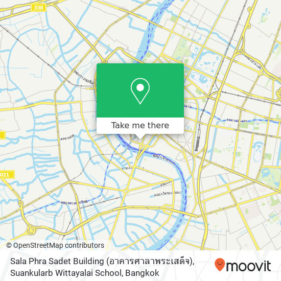 Sala Phra Sadet Building (อาคารศาลาพระเสด็จ), Suankularb Wittayalai School map