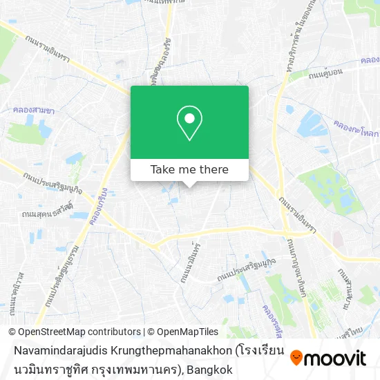 Navamindarajudis Krungthepmahanakhon (โรงเรียนนวมินทราชูทิศ กรุงเทพมหานคร) map