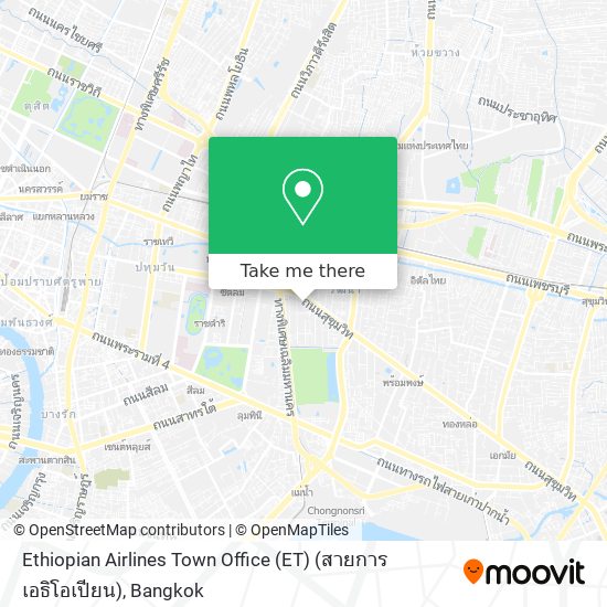 Ethiopian Airlines Town Office (ET) (สายการเอธิโอเปียน) map
