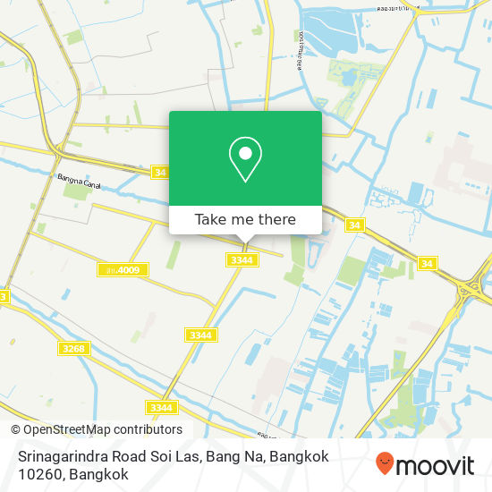 Srinagarindra Road Soi Las, Bang Na, Bangkok 10260 map