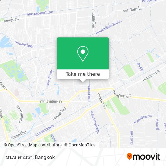 ถนน สามวา map