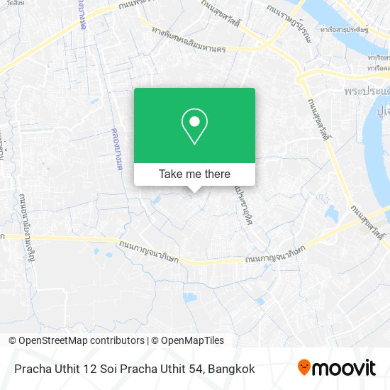 Pracha Uthit 12 Soi Pracha Uthit 54 map
