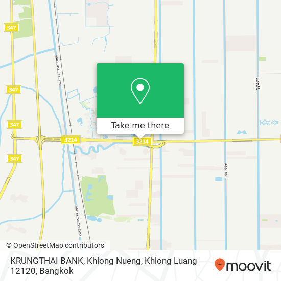 KRUNGTHAI BANK, Khlong Nueng, Khlong Luang 12120 map