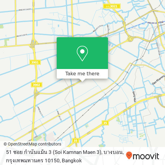 51 ซอย กำนันแม้น 3 (Soi Kamnan Maen 3), บางบอน, กรุงเทพมหานคร 10150 map