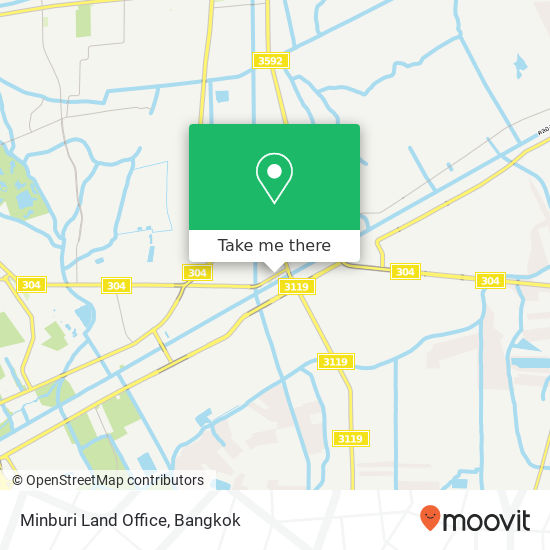 Minburi Land Office map