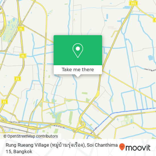 Rung Rueang Village (หมู่บ้านรุ่งเรือง), Soi Chanthima 15 map