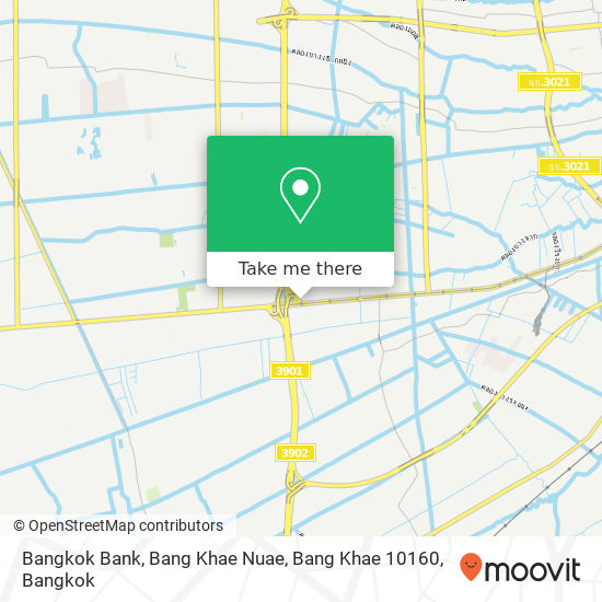 Bangkok Bank, Bang Khae Nuae, Bang Khae 10160 map