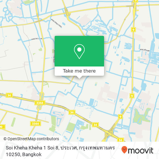 Soi Kheha Kheha 1 Soi 8, ประเวศ, กรุงเทพมหานคร 10250 map