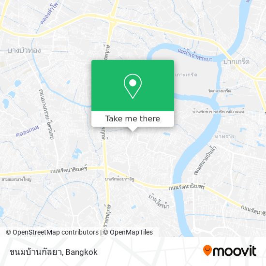 ขนมบ้านกัลยา map