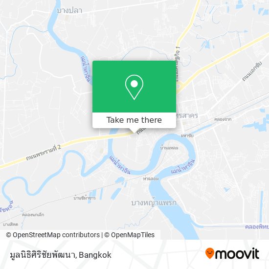 มูลนิธิศิริชัยพัฒนา map