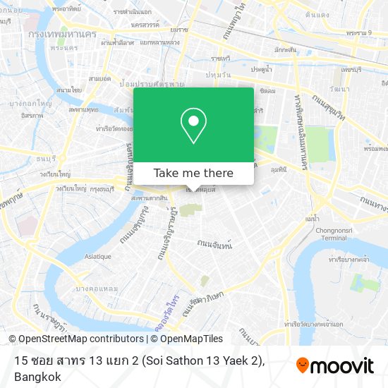 15 ซอย สาทร 13 แยก 2 (Soi Sathon 13 Yaek 2) map