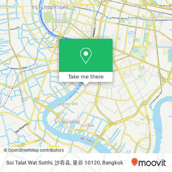 Soi Talat Wat Sutthi, 沙吞县, 曼谷 10120 map