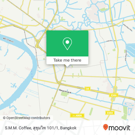 S.M.M. Coffee, สุขุมวิท 101/1 map