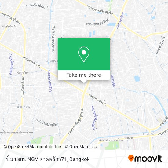 ปั้ม ปตท. NGV ลาดพร้าว71 map