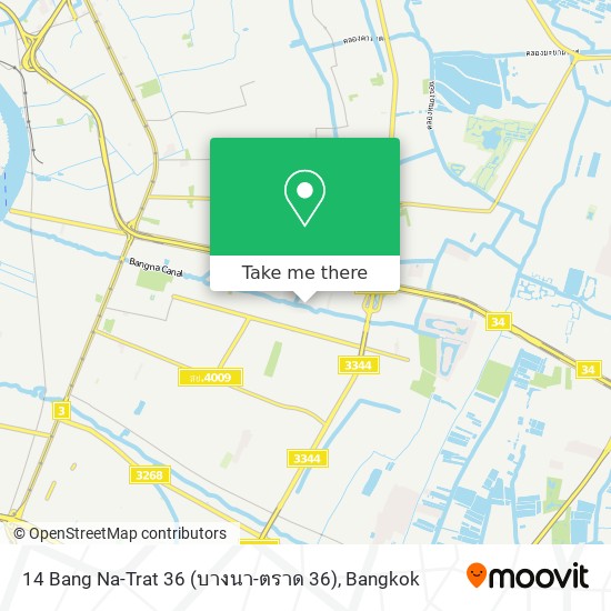 14 Bang Na-Trat 36 (บางนา-ตราด 36) map